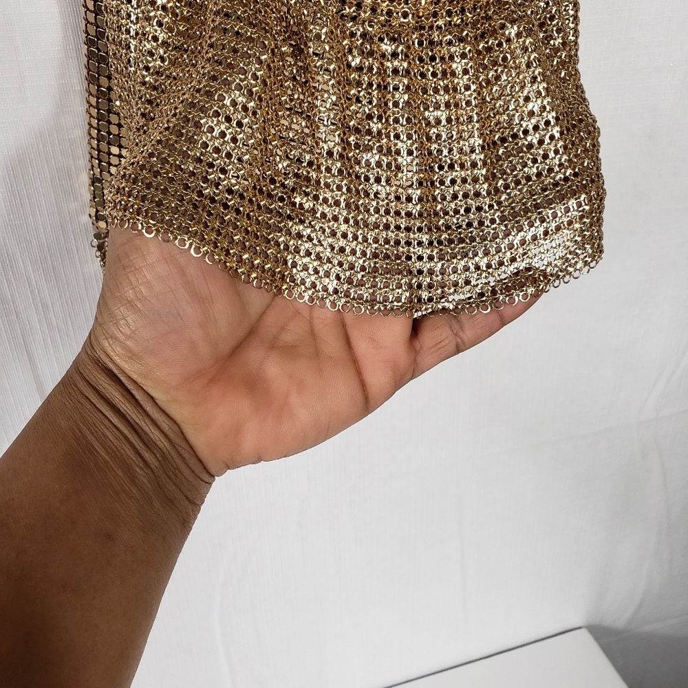 Rose Gold Chain Purse - Picture 6 of 7
